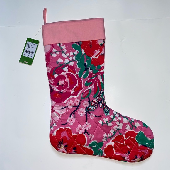 🆕🎄Lilly Pulitzer Floral Christmas Stocking - Picture 1 of 5